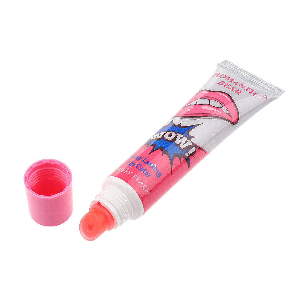 6x Peel Off Lip Gloss Makeup Long Lasting Lip Tint Color for Party Daily
