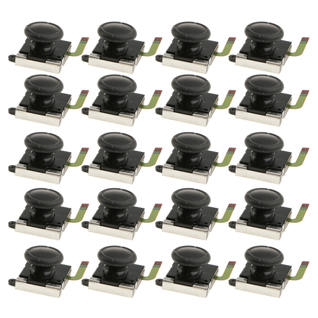 20 Packs Replace Analog Joystick Rocker Stick Repair for Nintendo NS Joy-Con