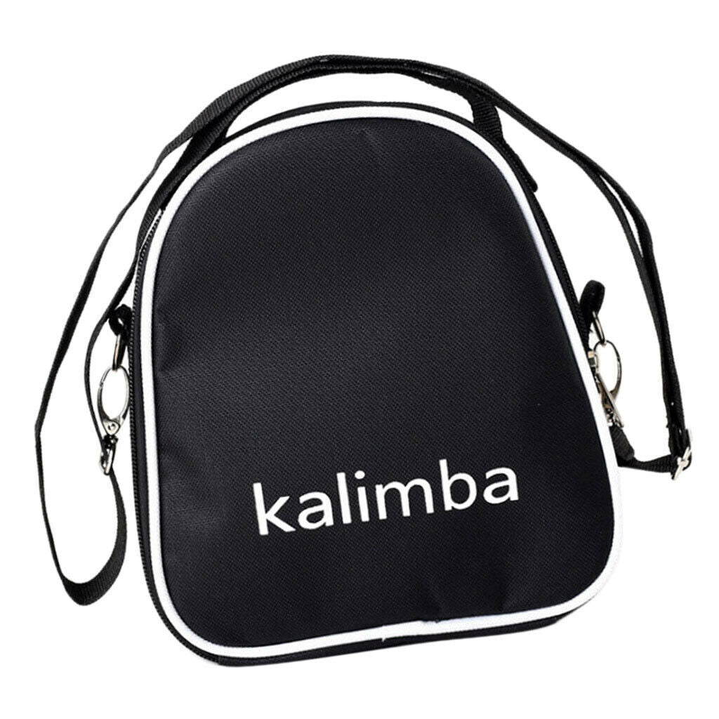 Kalimba Shoulder Bag Soft Case Oxford Cloth For 17/10/15 Key Finger Piano
