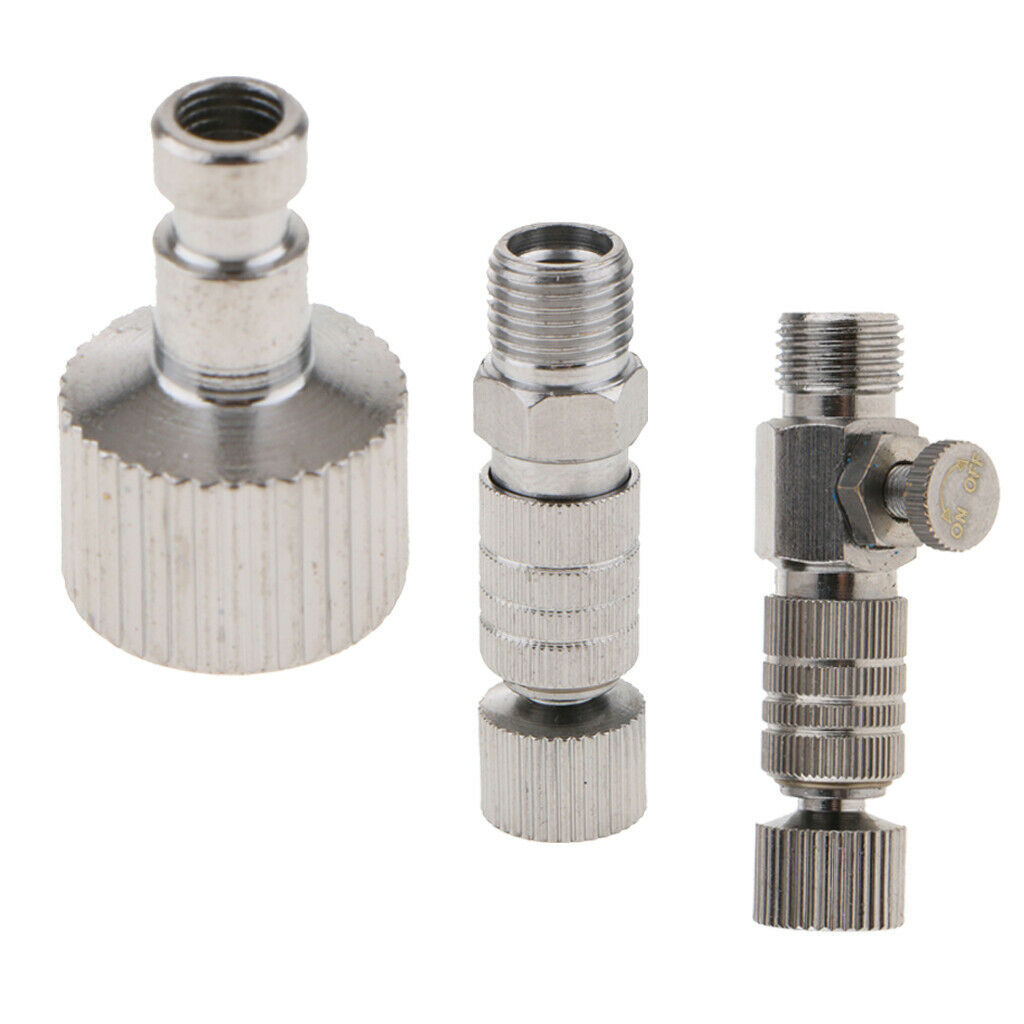 3 Pieces Airbrush Quick Connect Air Hose Quick Release Coupler 1/8 Thread Fit