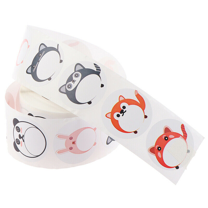 500pcs/roll animal Stickers for seal labels gift panda Packaging Sticke.l8