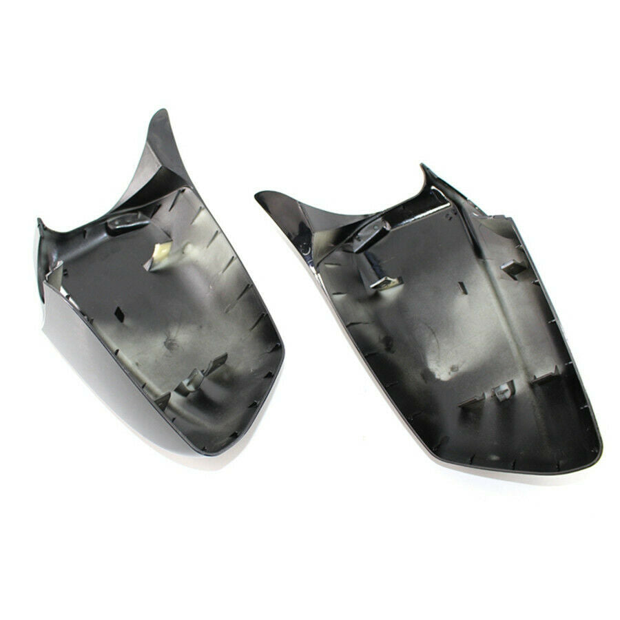 Glossy Black Door Side Wing Mirror Cover Cap For BMW 5Series F10/F11/F18 2011-13
