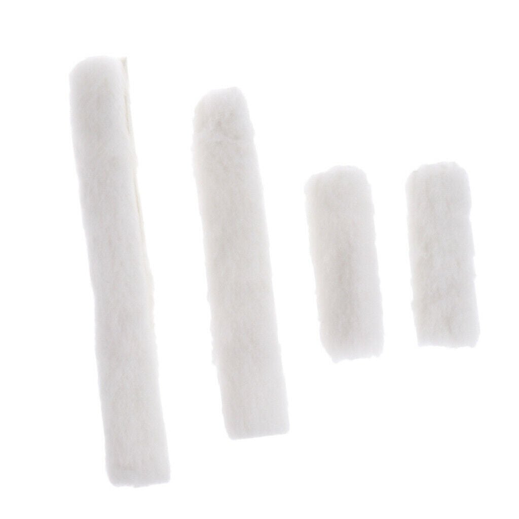 4 Pieces Horse Bridle Fleece Noseband Cover Equestrian Halter Protect Strap