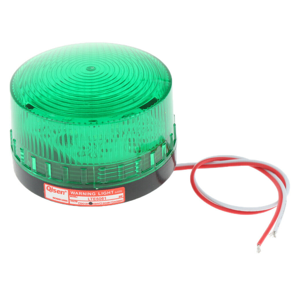 24V / Always-on Warning Light Round Signal Beacon Lamp Green