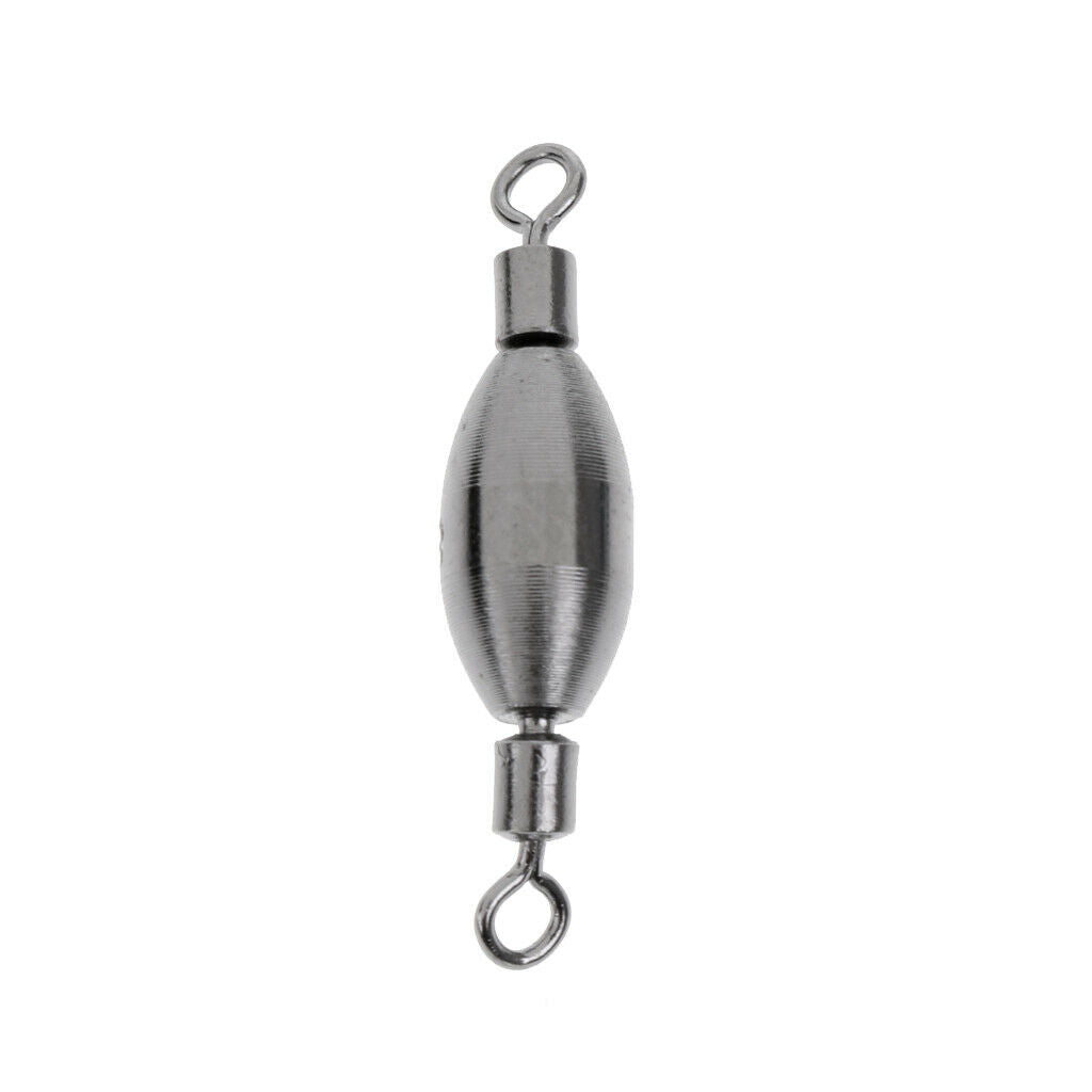 20pcs Copper Quick Sinker Fishing Swivels Rolling Barrel Swivels 0.5/0.3