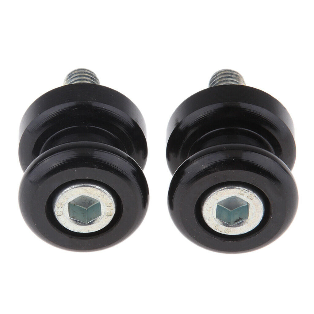 Black M8 Swingarm Spool Slider Stand Bobbin Motorcycle Parts For Yamaha