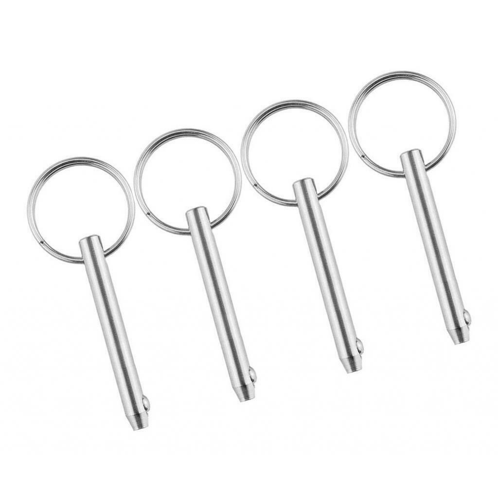 4PCS 5x51mm Stainless Steel Bimini Top Quick Release Pins Hardware for Boat