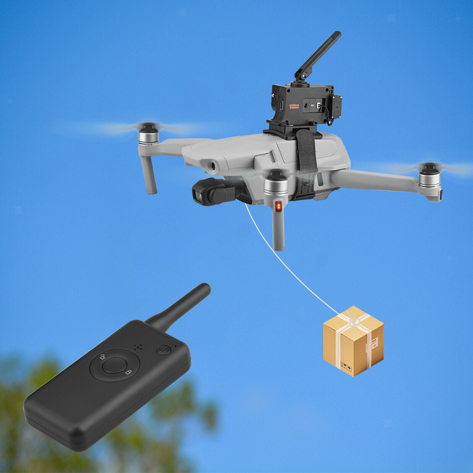 Air Drop Release Dropper Device Set for DJI Mavic Mini 2 for Bait Hook