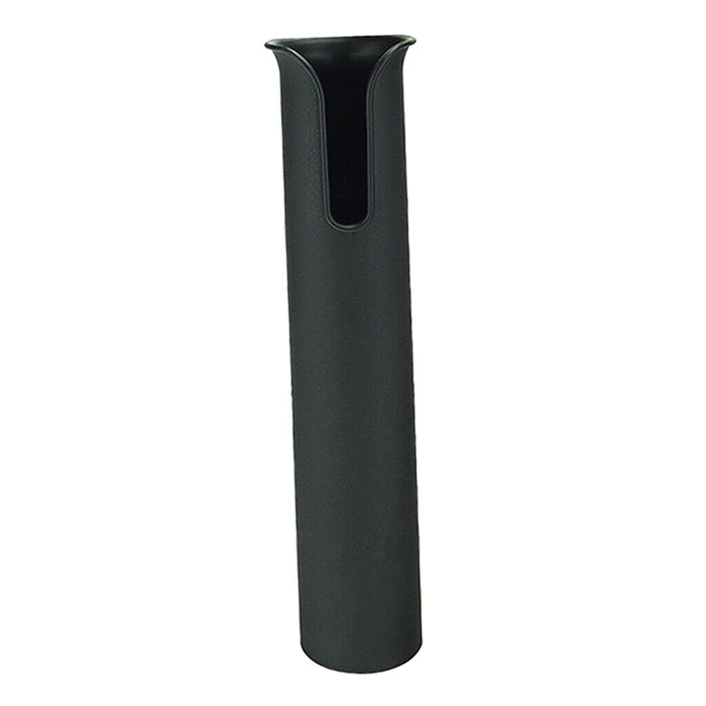 Self Adhesive Fishing Pole Boat Single Rod Holder Organizer Yacht Black