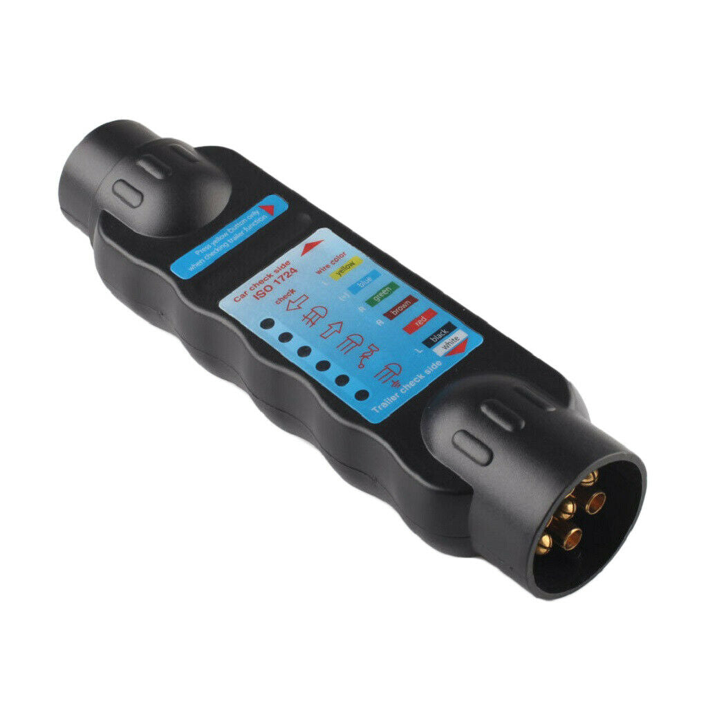 1 Pack 7 Pin Wiring Circuit Tester Plug ROHS Approved for Car Caravan Towing