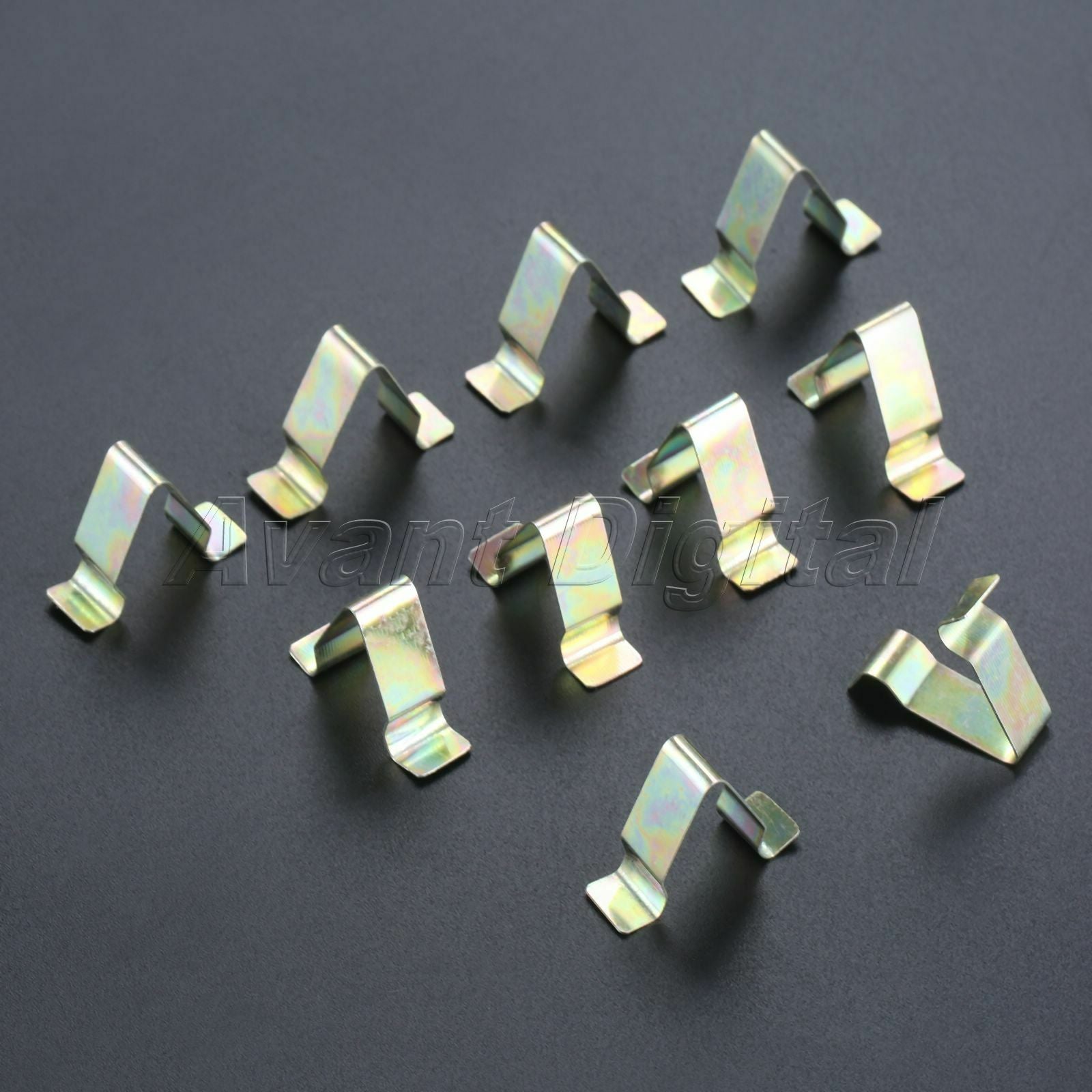 10Pcs 20mm metal trim panel lining clips Small type foit for  metal trim