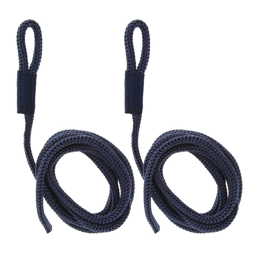 Boat Fender Lines 1/4inch x 5ft Bumper Whips Rope Docking Blue