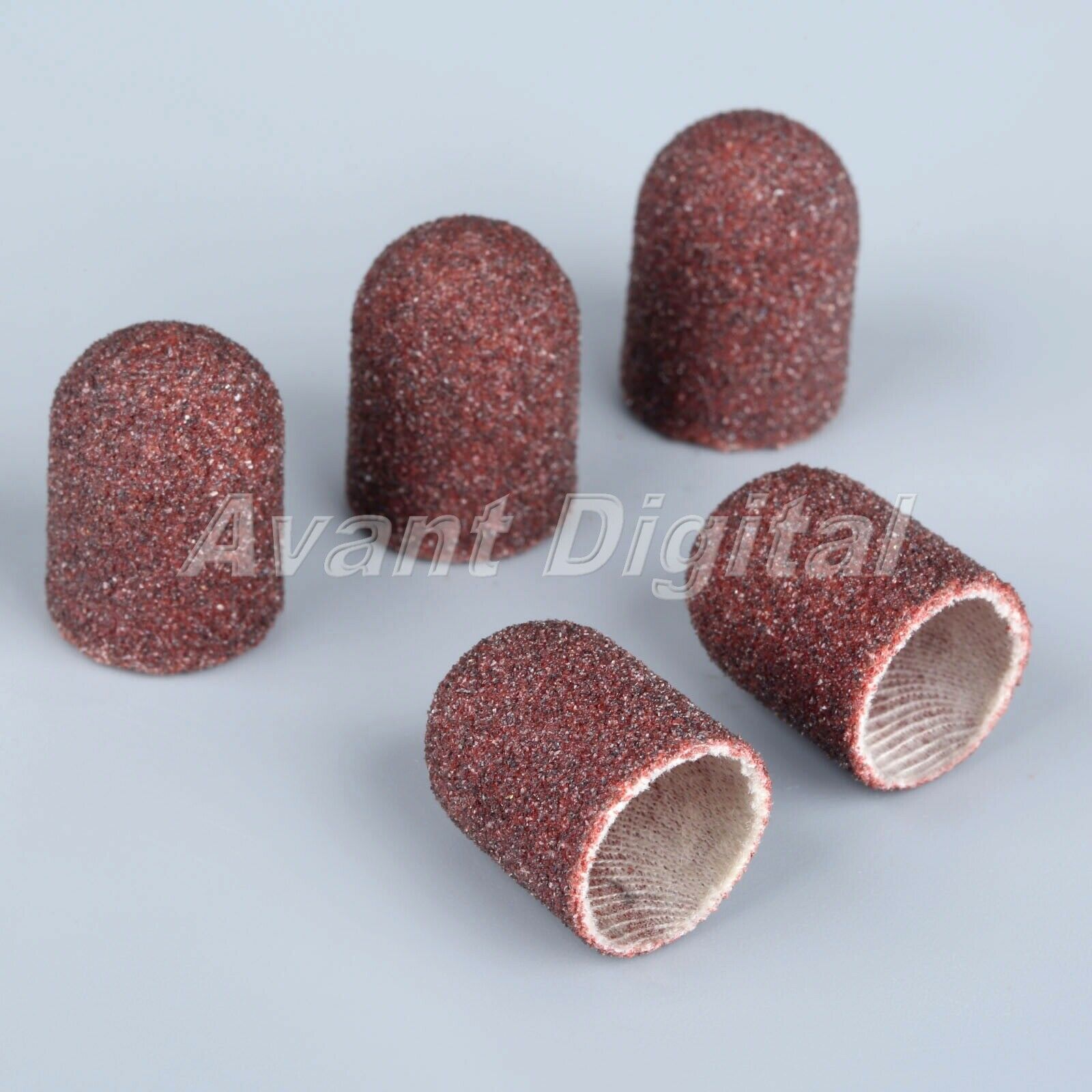 5Pcs Sanding Caps Machine Replacement Bits Pedicure For Callus Removal Nail File