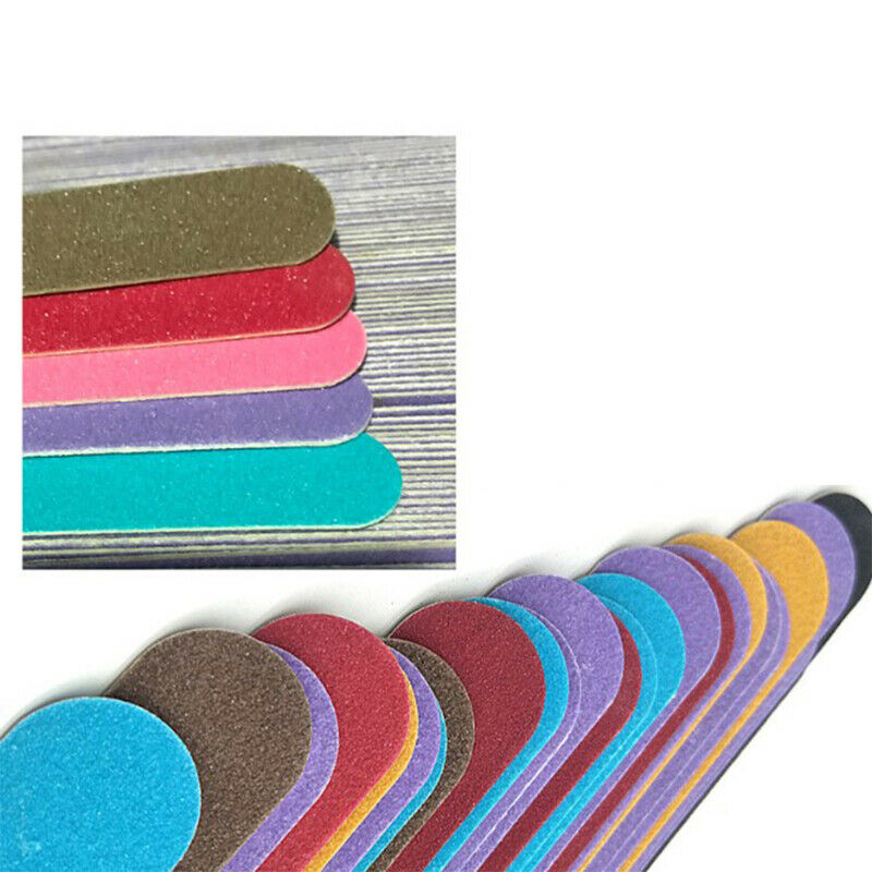 10Pcs Home Beauty Salon Double-Sided Disposable Nail File Emery Shaping BoardSJ