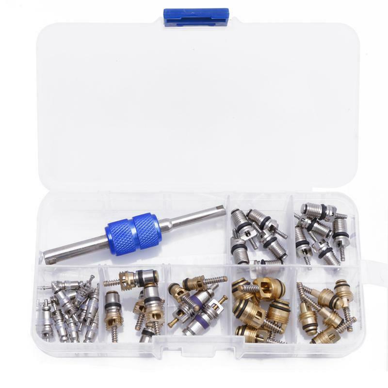 39x R12 R134A Car Air Conditioning A/C Tire Valve Stem Core Remover Tool Kits