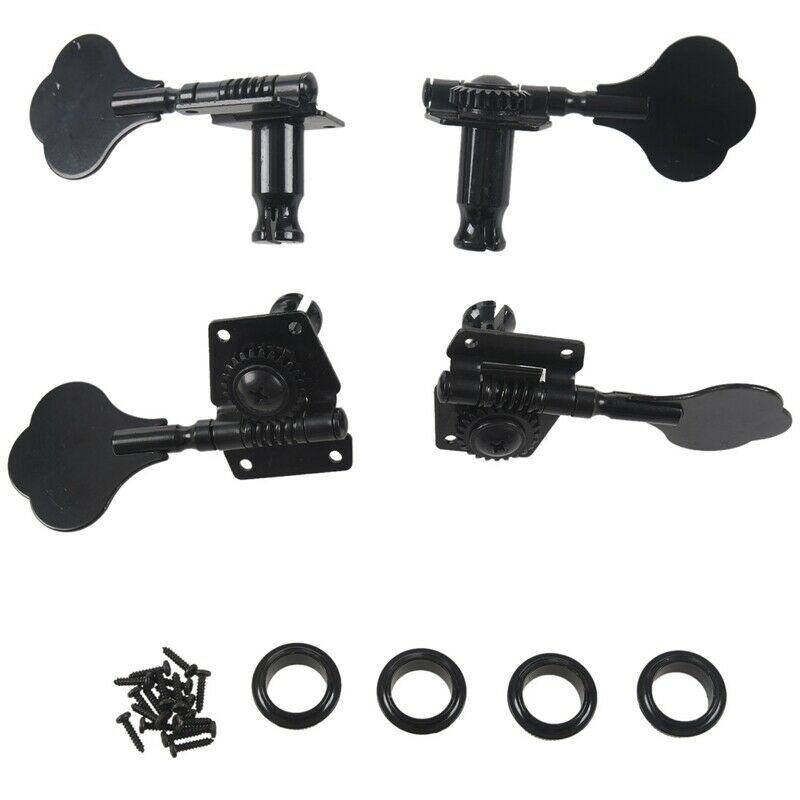 1X(4Pcs Guitar Tuning Pegs Electric Bass Tuner Peg Guitar Open Gear Tuning P4L8)