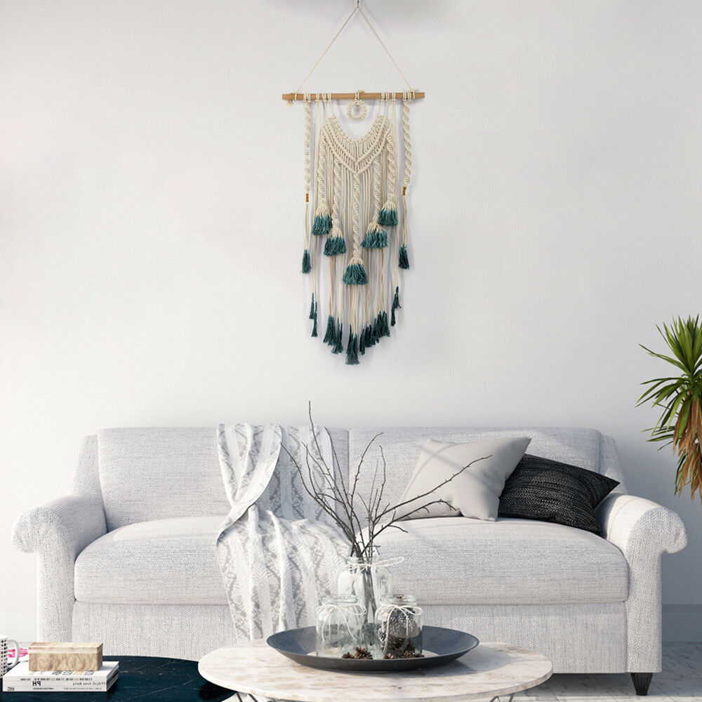 Macrame Wall Hanging Tapestry Woven Bohemian Art Backdrop Wedding Party