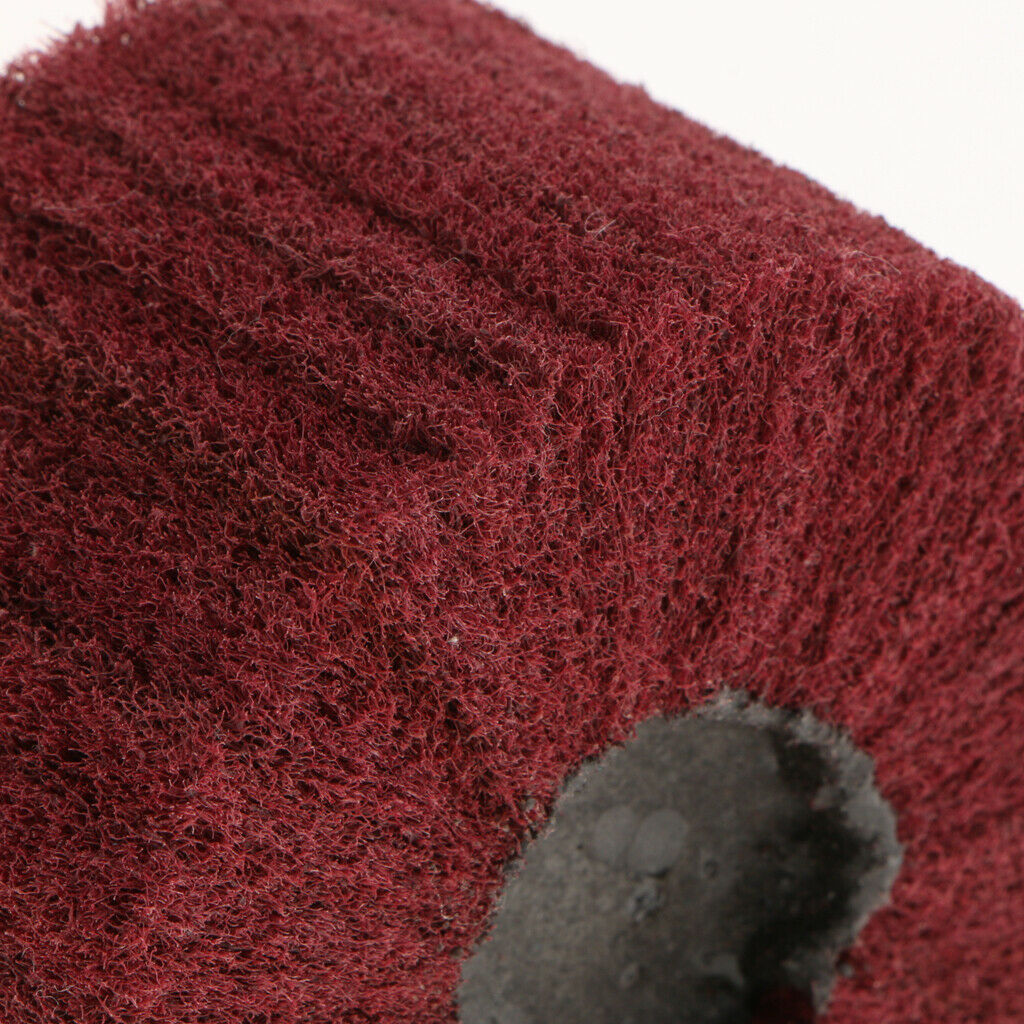 50x80mm Nylon Fiber Abrasive Polishing Buffing Fiber Flap Sanding Disc Red