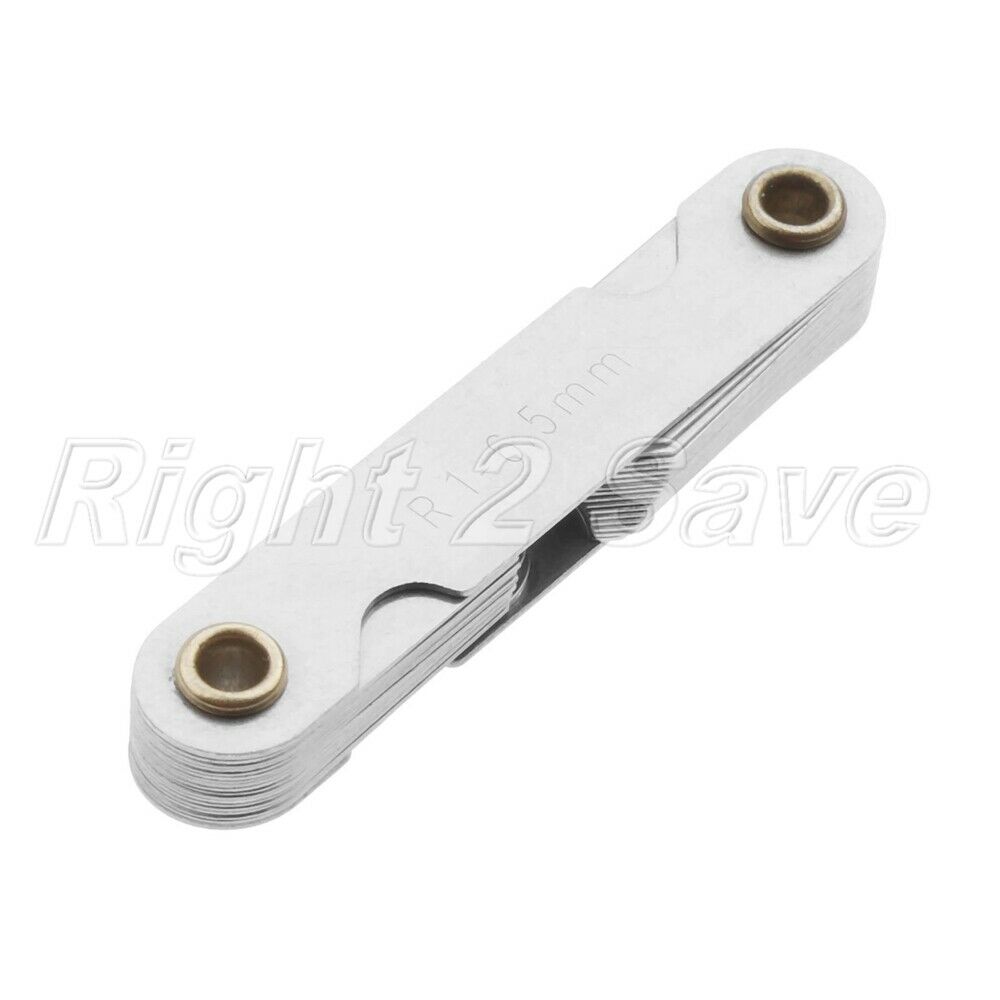 Folding 32 Blades R1-6.5mm Radius Gauge Gage Metalworking Measure Measuring Tool