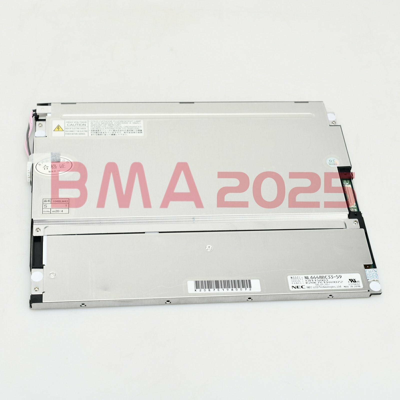 New NEC LCD Display 10.4 inch NL6448BC33-59 640*480 1year warranty DHL Free Ship