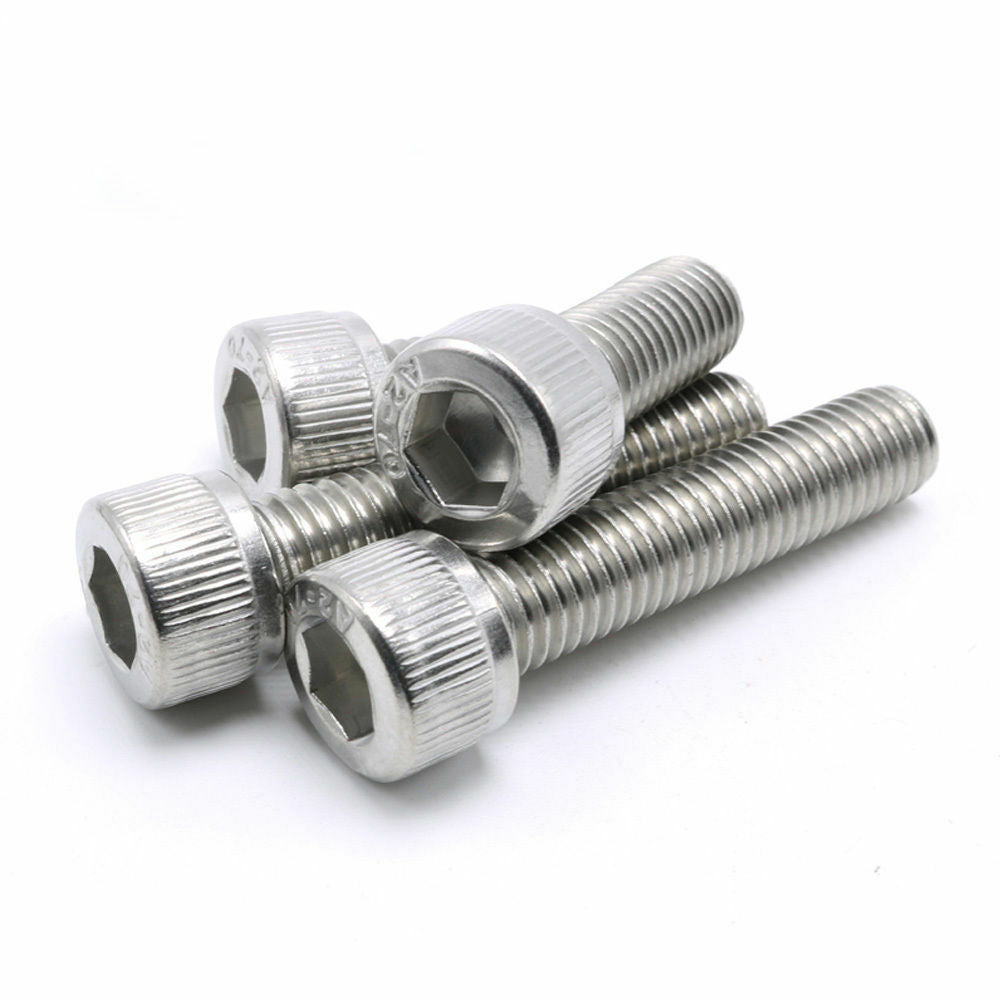126pcs  Stainless Steel  Hex Socket Cap Head Screws Bolts Nut Tools Kit