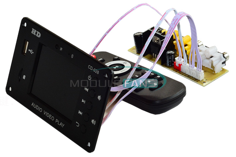 2.8'' MP5 Stereo Audio-Decoder Board 5.0 Bluetooth Calls HD Video Player For Car