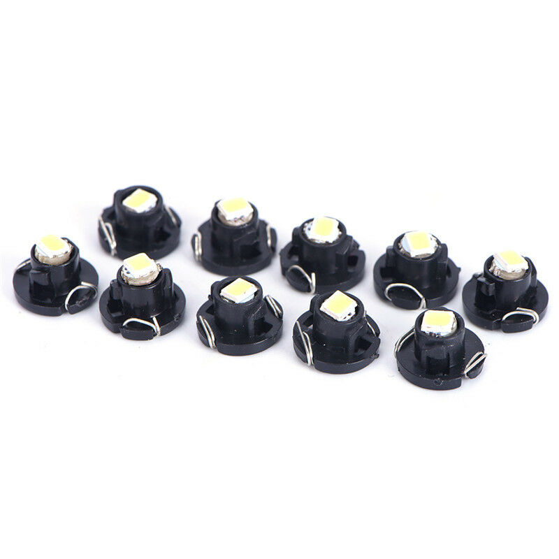 10X T3 Wedge 1 SMD 1210 LED Car Bulbs HVAC Climate Control Lights Super WhiteBDA