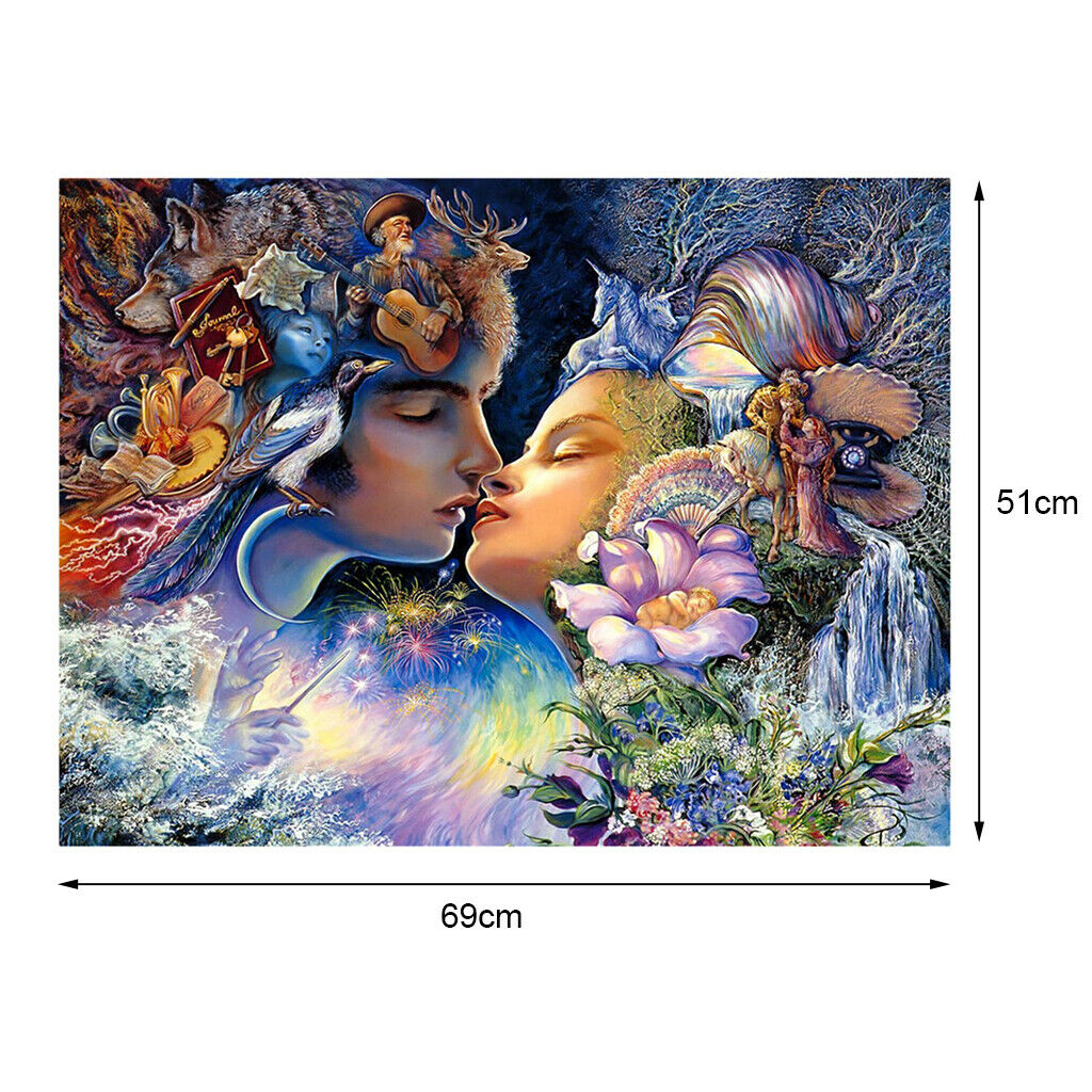 DIY 1000 Pieces Large Jigsaw Puzzle Set Beautiful Scenery Puzzles Gift 811