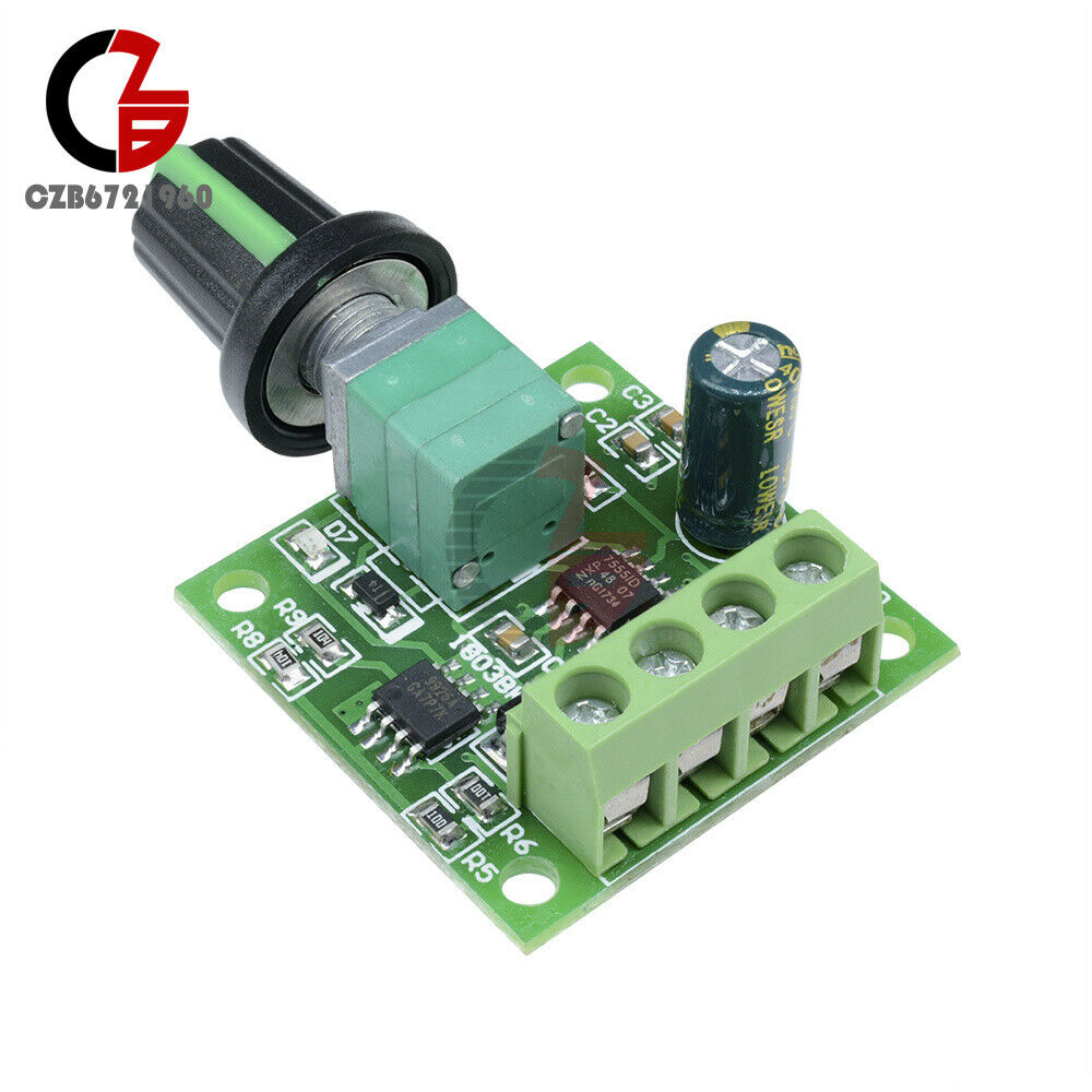 5X 1.8V-15V DC 2A Motor Speed Switch Controller PWM 1803BK+self-recovery Fuse