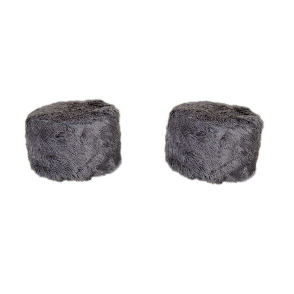2 PCS Fashion Replaceable Footstool Cover for Seat Cover Cushions Sleeve Home