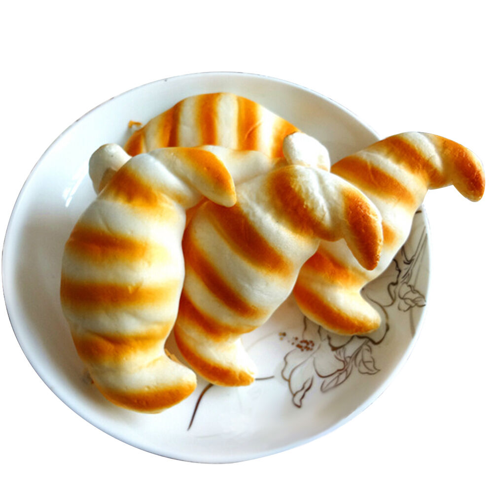 Lovely Croissants Soft Diy   Phone Charm Bread Straps 8Cm .l8