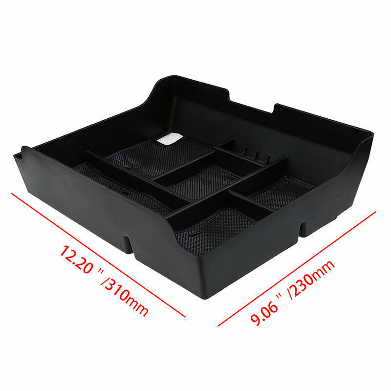 Car Armrest Storage Central Console Organizer Box Fit For Cadillac ESCALADE 2015
