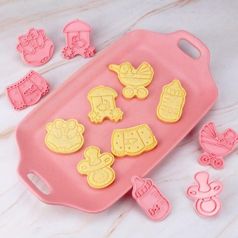 Dessert and Fondant Biscuit Cutters Plastic Material Cookie Cutters Cake Baking