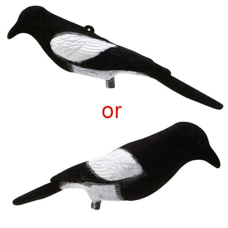 Magpie Bird Painted Decoy Shell Outdoors Shot Hunting Shooting Lures Bait Tool