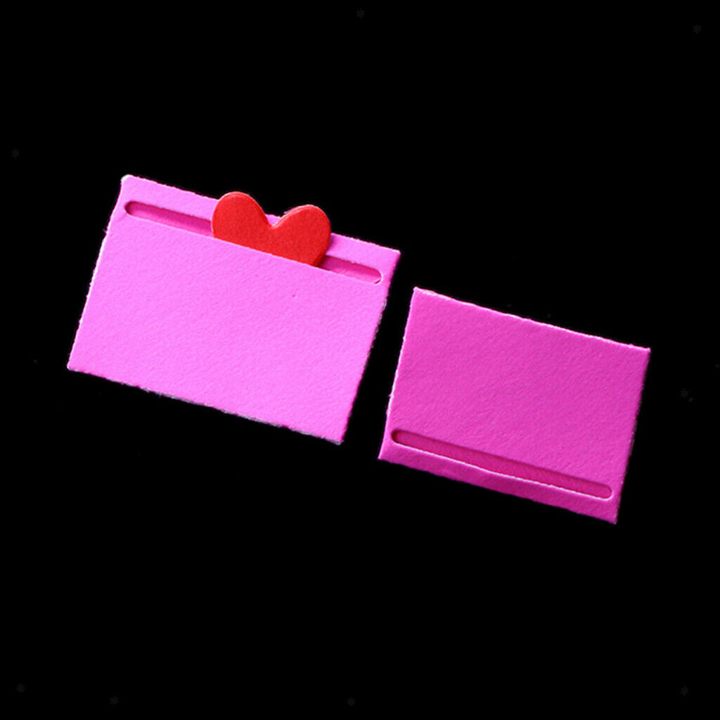 Love Letter Shape DIY Cutting Die Embossing Stencil Folder Scrapbook Making