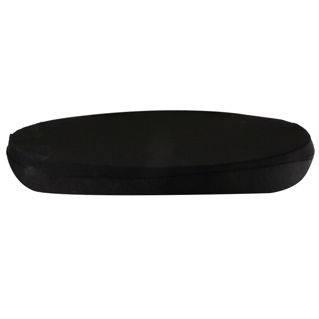 2x Elastic Bar Stool Covers Round Chair Seat Cover Cushion Slip Covers Black