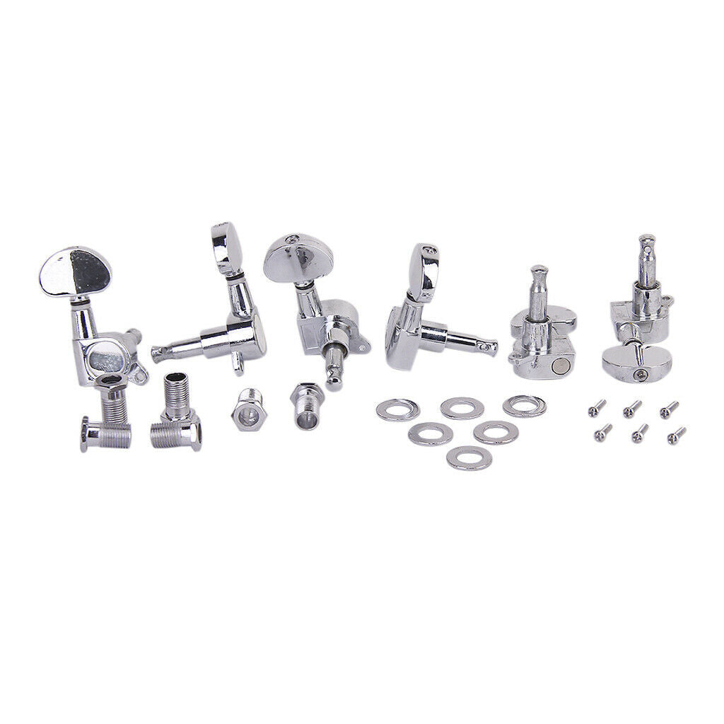 3 Pairs Sealed electric Guitar Folk Acoustic Guita String Tuning Pegs Tuners