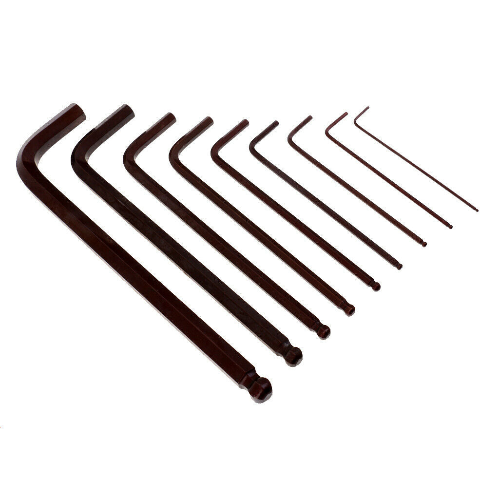 Bicycle Long Arm Metric Wrench Set Allen Hex Hexagon Key Repair Tool kits