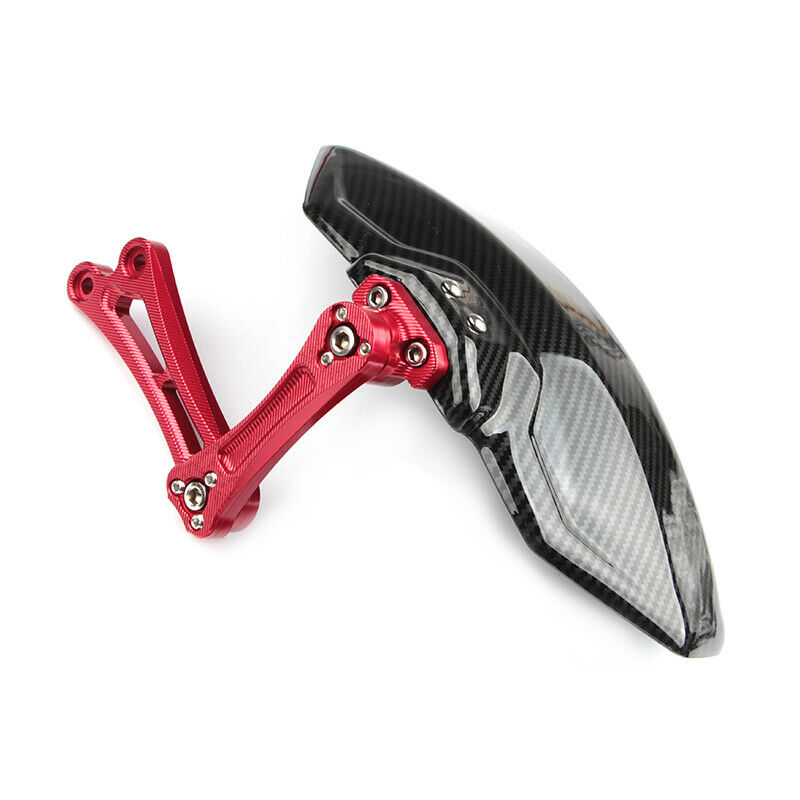 Motorcycle Rear Wheel Cover Fender Splash Guard Mudguard +Bracket Aluminum Alloy