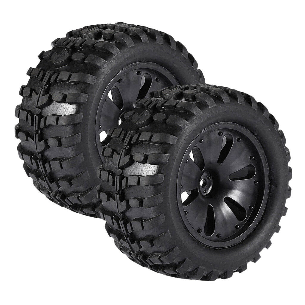 1/10 Rubber Tyres for HPI Savage MT ZD Racing LRP RC Crawler Monster Car