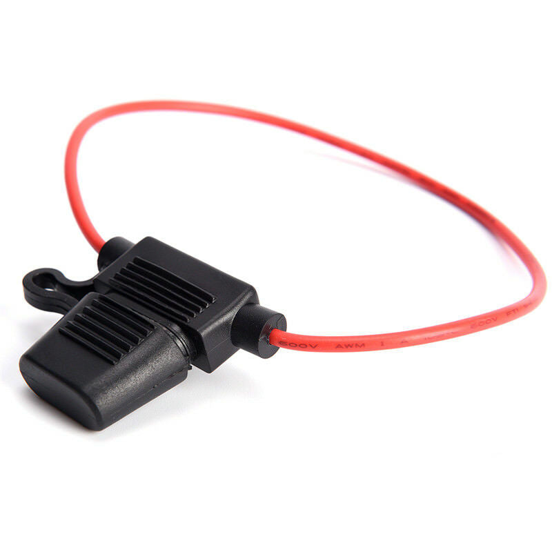 5x 30A 6V-36V Mini Waterproof Amp In Zine Stanard Blade Type Fuse Holder Auto Fx