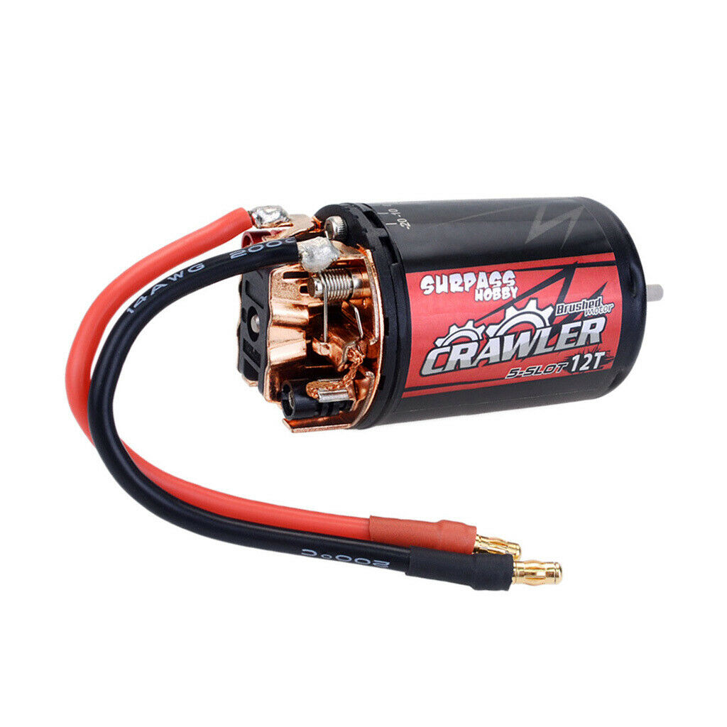 7.4 V 2S Lipo 5-Slot 550 Brushed Motor for 1/10 Scale RC Crawler Accessory