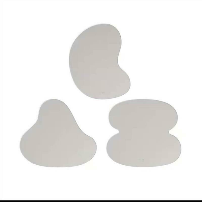 Nordic Acrylic Irregular Mirror Drink Coaster Set Heat Resistant Mat Cup  Gf SJ