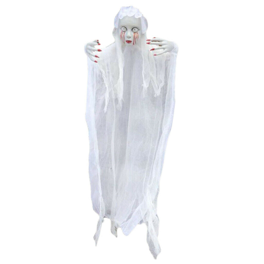 Hanging Ghost Horror Voice Hanger Grim Ghost Outdoor Party Bar Decor Props