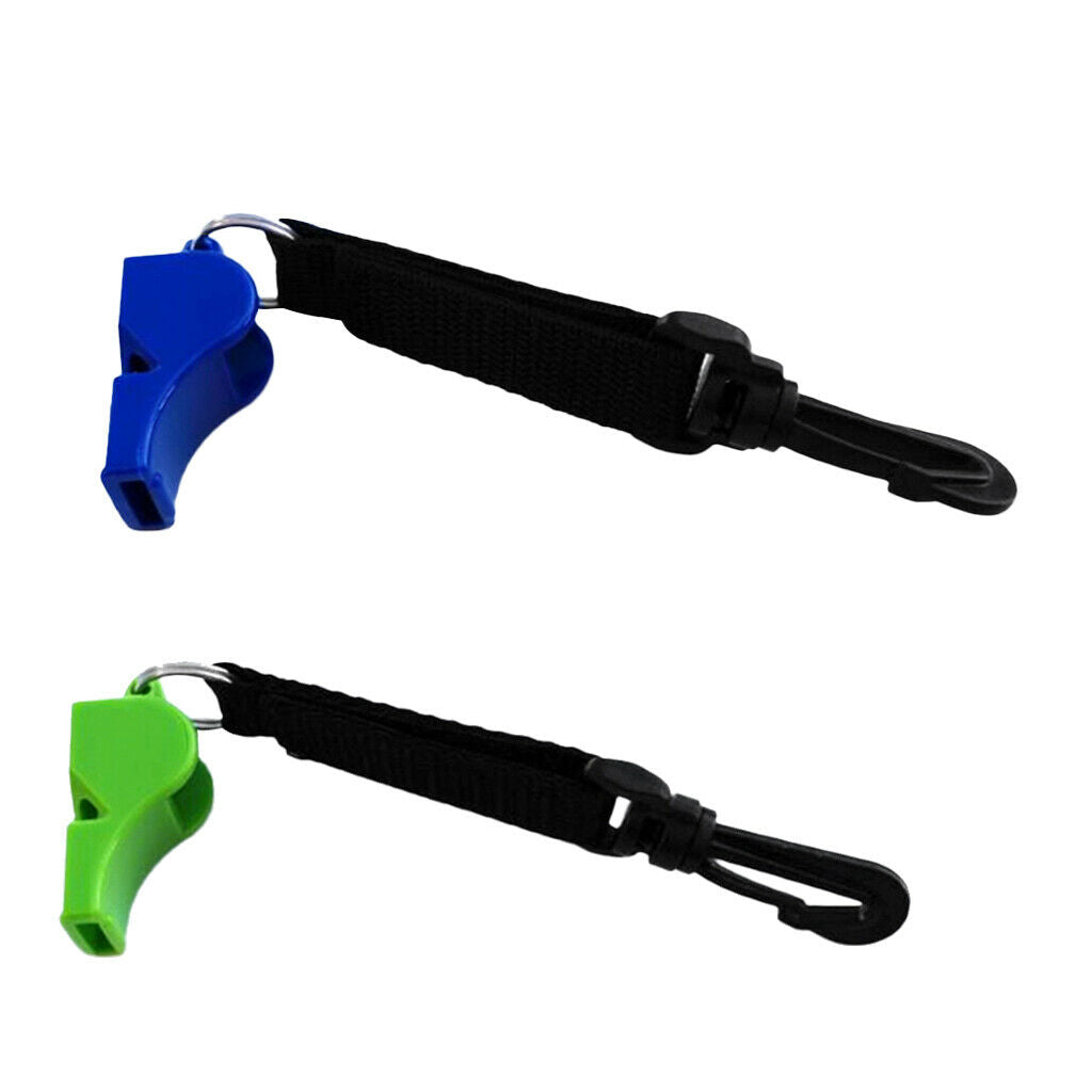 2pcs Super Loud Emergency Canoe Scuba Dive Safety Whistle Outdoor Boating