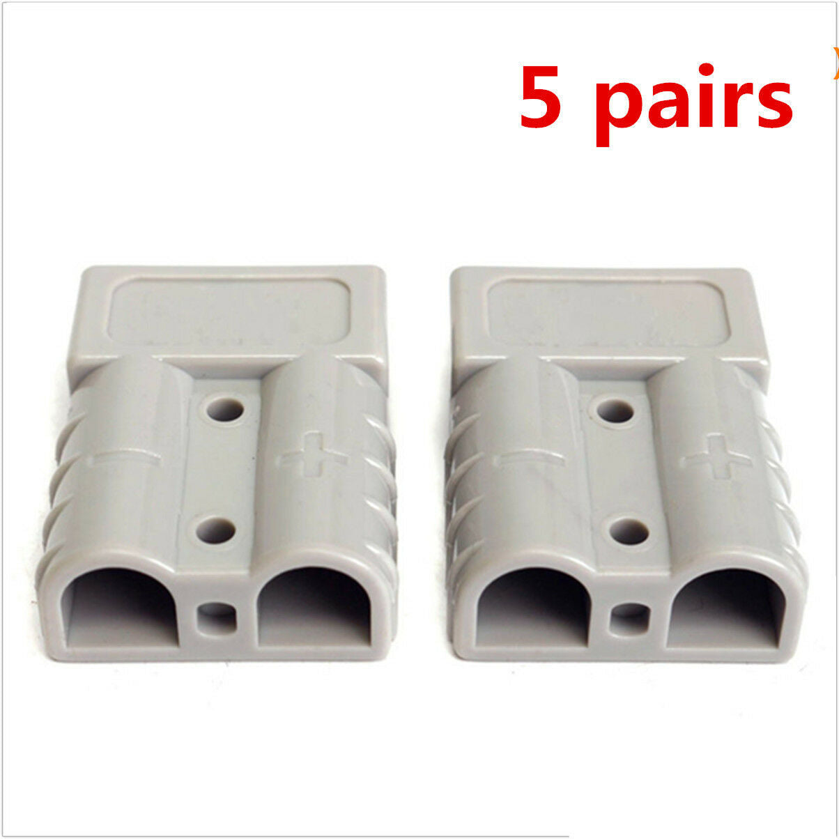 10X 50A 6AWG Plug Connect Battery Quick Connector Kit Disconnect Winch Car Truck