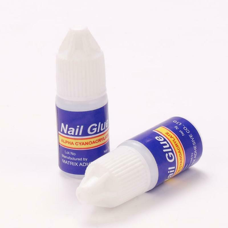 Fast Drying Nail Glue for False Nails Glitter Acrylic Decoration False Nail Tip
