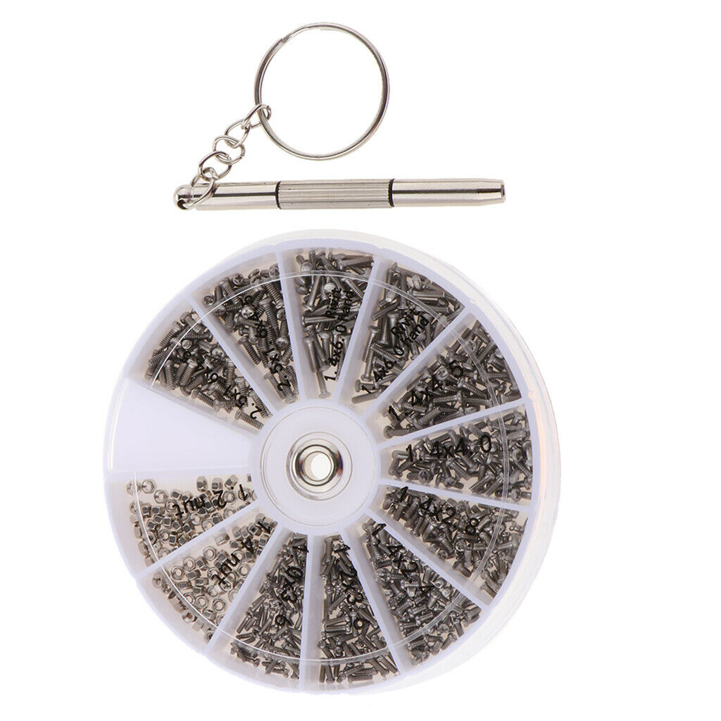 Glasses Screw Nuts Repair Set Screwdriver Made Of Stainless Steel For