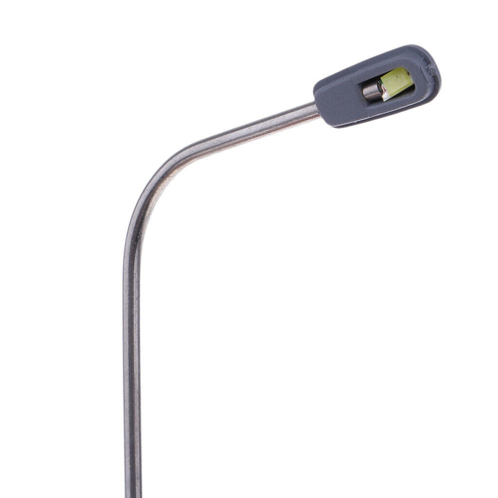 10pcs 1/75 Single Head LED 3V Lamppost Landscape Yard Sand Table Accessories