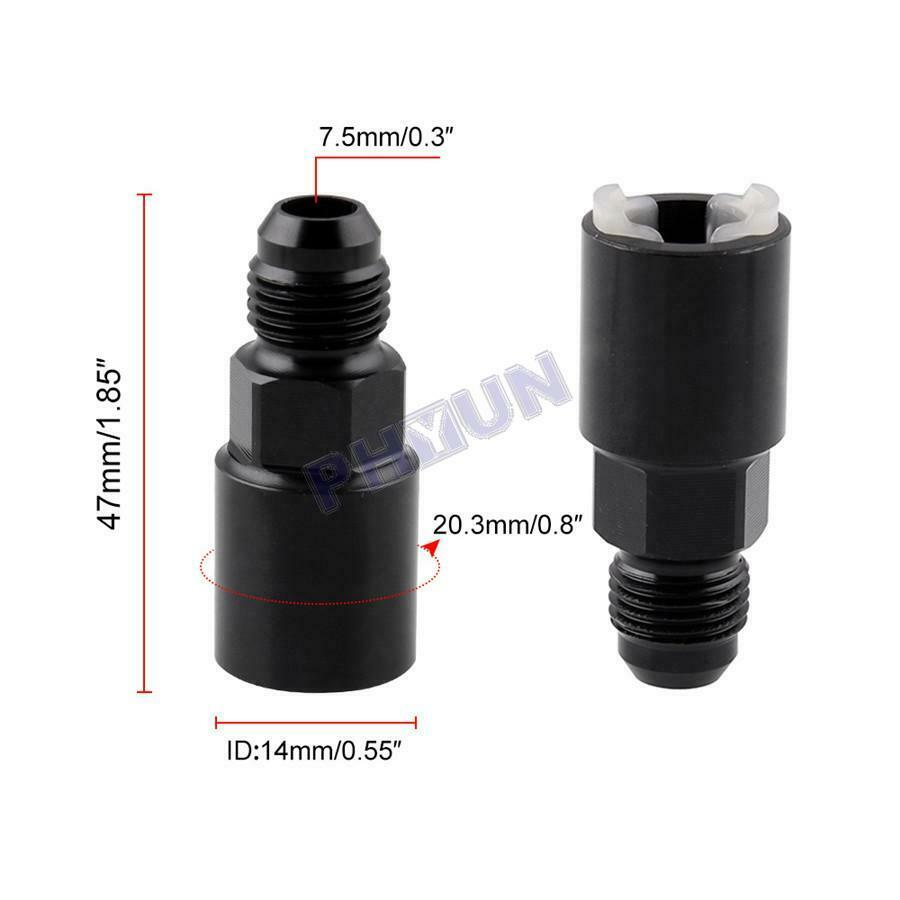 3x 6AN Fuel Rail Line Fitting Adaptor Kit For LS1 Corvette LQ4/LQ9 Truck Rails